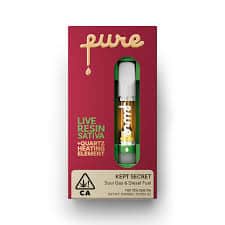 KEPT SECRET-QUARTZ LIVE ROSIN VAPE CARTRIDGE