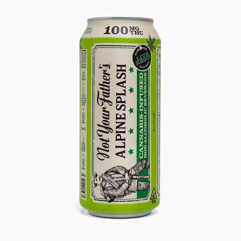 Alpine Splash - 100mg THC with Caffeine